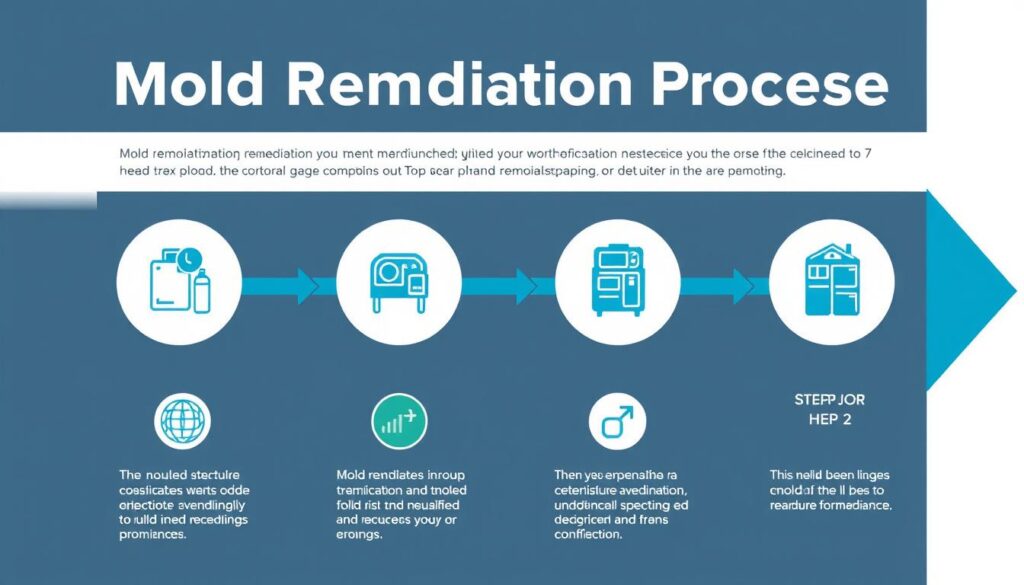 Step-by-step mold remediation process in Roswell Georgia